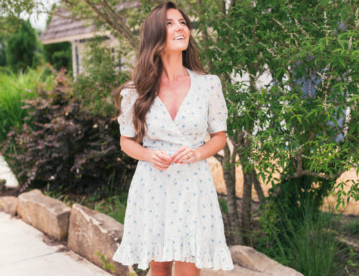 Lejla Hasanovic, Hello It's LOH, White Floral Wrap Dress