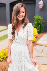 Lejla Hasanovic, Hello It's LOH, White Floral Wrap Dress