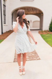 Lejla Hasanovic, Hello It's LOH, White Floral Wrap Dress