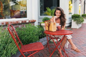 Hello It's LOH, Lejla Hasanovic, Striped Linen Dress, Bluffton SC