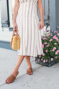 Hello It's LOH, Lejla Hasanovic, Striped Linen Dress, Bluffton SC
