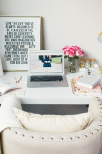stationary Hello It's LOH, Lejla Hasanovic, desk, work station, anthropologie, rifle paper, joss and main, diy ikea desk
