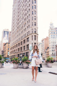 NYFW, NYC, HEllo It's LOH, Ruffle Skirt, Button Up