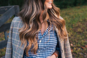 Plaid Blazer, AG Skinny Jeans, Lipault Paris Handbag, J.Crew Loafers, North Georgia, Travel