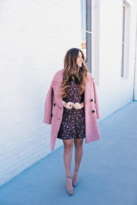 Kate Spade Dress, Holiday Dresses, Manolo Blahnik, Pink Coat, Hello It's LOH