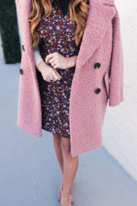 Kate Spade Dress, Holiday Dresses, Manolo Blahnik, Pink Coat, Hello It's LOH