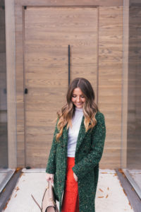 Quirk Hotel, Richmond VA, VCU, holiday looks, RVA, cuyana, tweed coat, j.crew coat, j.crew flats
