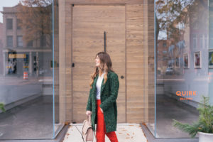 Quirk Hotel, Richmond VA, VCU, holiday looks, RVA, cuyana, tweed coat, j.crew coat, j.crew flats
