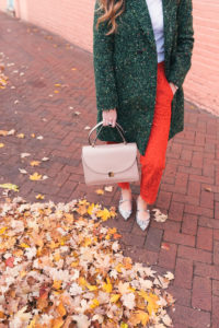 Quirk Hotel, Richmond VA, VCU, holiday looks, RVA, cuyana, tweed coat, j.crew coat, j.crew flats