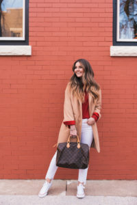 Richmond VA, VMFA, Fan District, Hello It's LOH, Lejla Hasanovic, winter style, fall style, casual style, rag and bone jeans, louis vuitton speedy, converse, topshop coat, cashmere sweater, holiday style