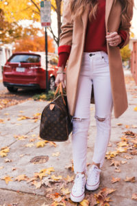 Richmond VA, VMFA, Fan District, Hello It's LOH, Lejla Hasanovic, winter style, fall style, casual style, rag and bone jeans, louis vuitton speedy, converse, topshop coat, cashmere sweater, holiday style
