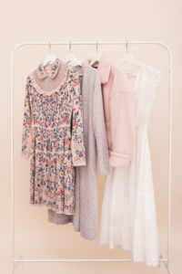 Hello It's LOH, Needle & Thread Dress, Charter Club Cardigan, J.Crew Pullover, Rebecca Taylor Dress