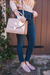 Hello It's LOH, La Vie Rebecca Taylor Top, Citizens Of Humanity Rocket Sculpt Denim last seen here, Vince Milo Loafers, Cuyana Satchel, Lejla Hasanovic, @helloitsloh