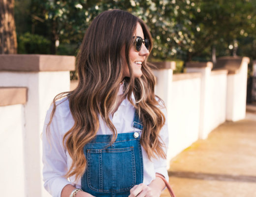 Vince Loafers, Madewell Overalls, Hello It's LOH, Lejla Hasanovic, J.Crew Button Up, Blush Loafers, Atlanta Blogger, Casual ootd