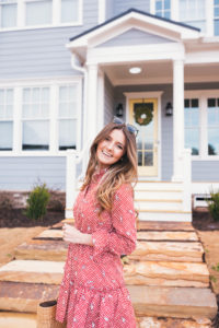 Saloni Dress, MatchesFashion, Schutz Slides, Sea and Grass Tote, hello its loh, @helloitsloh, Lejla Hasanovic, Spring Dresses, Shopbop, red dress, atlanta