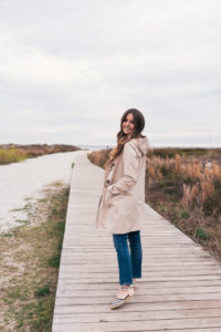 Beige Trench Sullivans Island, Citizens Of Humanity, Soludos Wrap Around Espadrilles, Spring Style, Charleston South Carolina, Cold Beach Wear, Cashmere Sweaters For Spring, Trench Coats For Spring, Lejla Hasanovic, Hello It's LOH