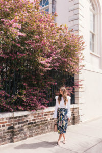 Hello It's LOH Floral Skirt Day To Night Atlanta Blogger Spring Style Spring Skirt