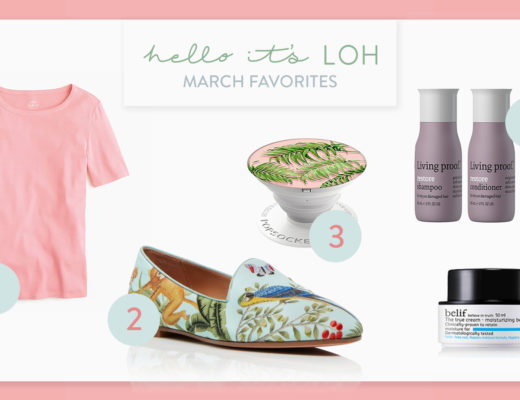 Hello It's LOH March Favorites