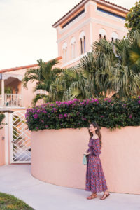 Hello It's LOH, Rebecca Taylor Off The Shoulder Dress, Palm Beach, Simon Miller Handbag, Lejla Hasanovic