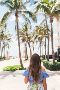 Hello It's LOH, Palm Beach, The Colony Palm Beach, MDS Stripes Skirt, Caroline Constas