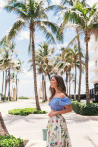 Hello It's LOH, Palm Beach, The Colony Palm Beach, MDS Stripes Skirt, Caroline Constas