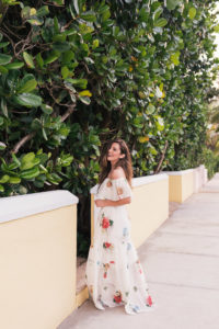 Hello It's LOH, Vacation Maxi Dress, Palm Beach, Summer Dress, Summer Style, Summer Maxi, Off The Shoulder Dress, Lejla Hasanovic, Maxi Dress