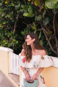 Hello It's LOH, Vacation Maxi Dress, Palm Beach, Summer Dress, Summer Style, Summer Maxi, Off The Shoulder Dress, Lejla Hasanovic, Maxi Dress