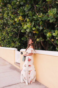 Hello It's LOH, Vacation Maxi Dress, Palm Beach, Summer Dress, Summer Style, Summer Maxi, Off The Shoulder Dress, Lejla Hasanovic, Maxi Dress