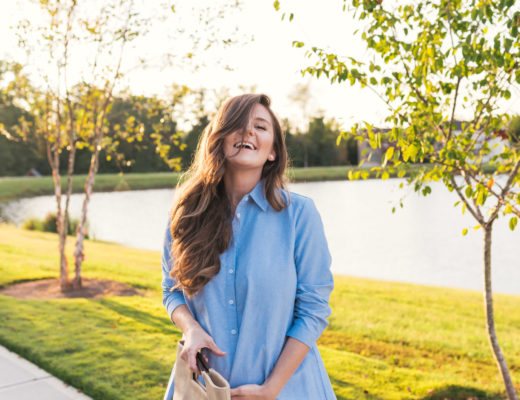 Hello It's LOH, Shirt Dress, Shopbop, Maternity Style Fall Style