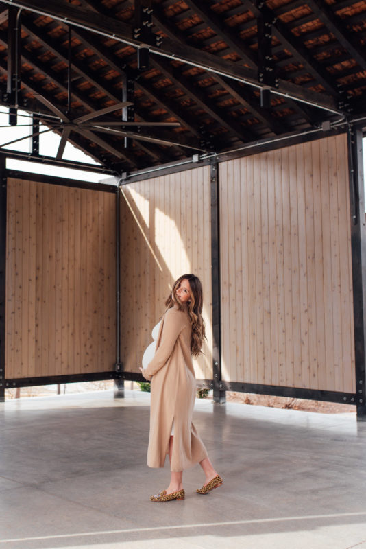 Clothing For In Between Seasons, hello it's loh, stubbs and wootton loafers, susana monaco dress, pregnancy style, bump friendly dresses