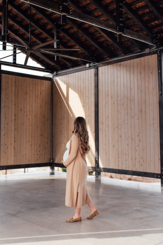 Clothing For In Between Seasons, hello it's loh, stubbs and wootton loafers, susana monaco dress, pregnancy style, bump friendly dresses