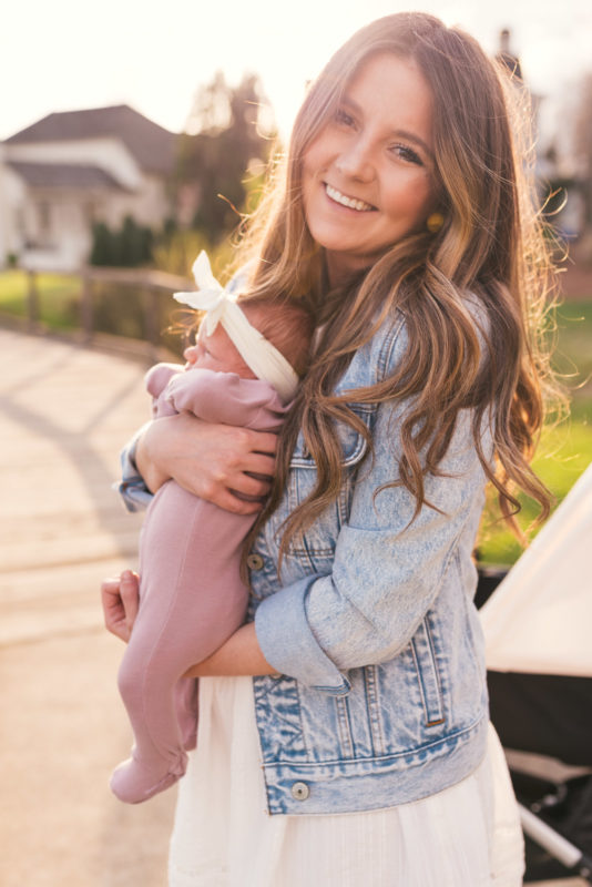 Hello It's LOH Transitioning Into Motherhood, spring style, castaner wedges, pamela munson tote, bugaboo stroller, denim jacket, lejla hasanovic